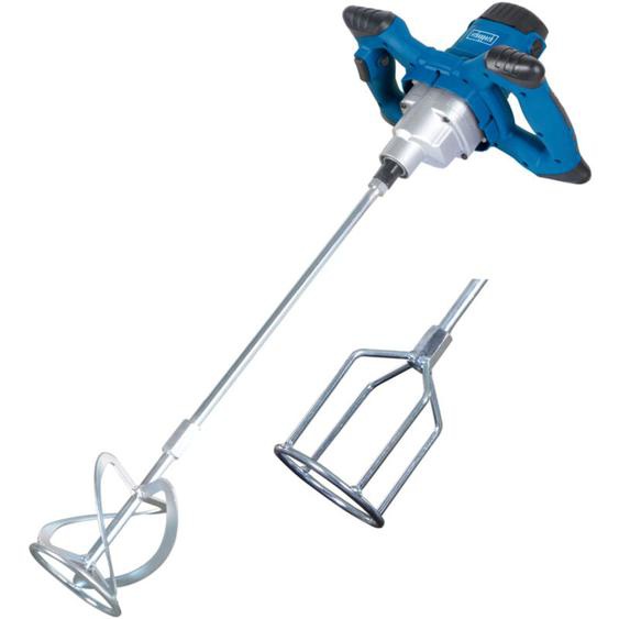Scheppach - Malaxeur PM1200 – Mélangeur à main – Puissance 1200W – Longueur de la tige 550 mm – Emmanchement M14 – Poignées ergonomiques – Turbines