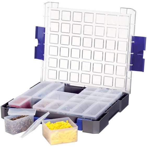 Mallette 21 compartiments avec couvercle
