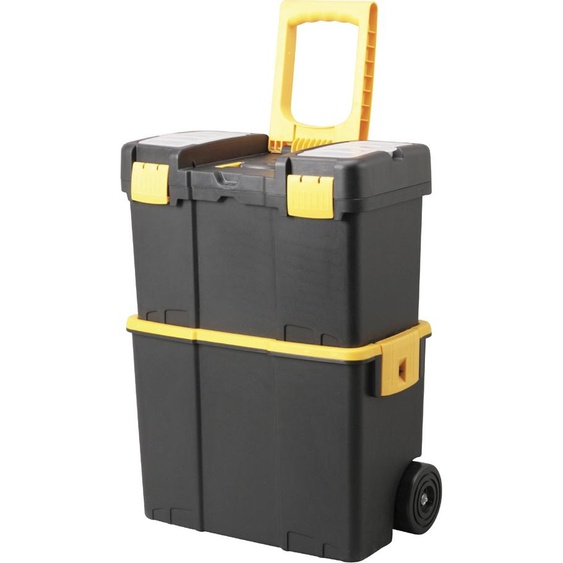 mallette à outils allit McPlus Mobile P 24 noir/jaune non équipée