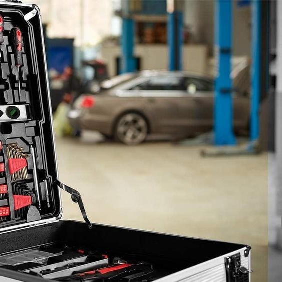 Mallette à outils XXL - 899 pièces - Caisse à outils Trolley - Remplie