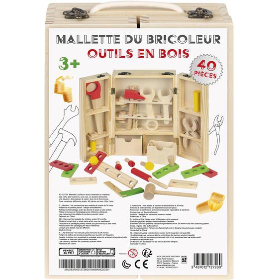 Mallette Bricoleur Bois Multicolore