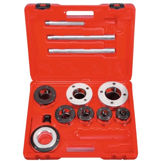 Mallette de 5 filières Super Cut BSPT R 3/8 à 1,1/4 ROTHENBERGER 070790X