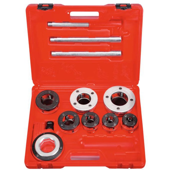 Mallette de 5 filières Super Cut BSPT R 3/8 à 1,1/4 - ROTHENBERGER - 070790X