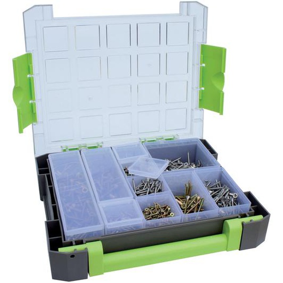 Mallette de rangement 10 godets + couvercle