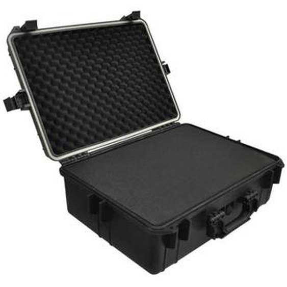 Mallette de transport robuste Noir avec mousse 35 Litres