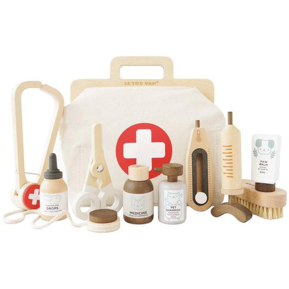 Mallette De Vétérinaire Et Ses Accessoires Beige