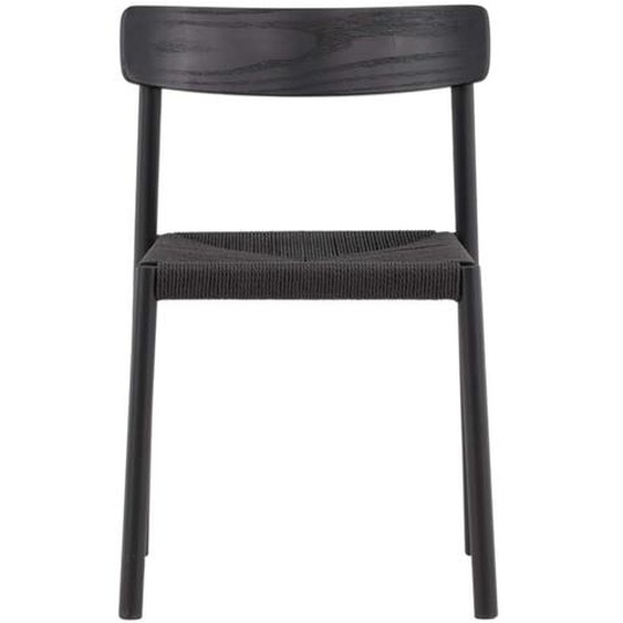 Malmön chaise de salle à manger tresser noir