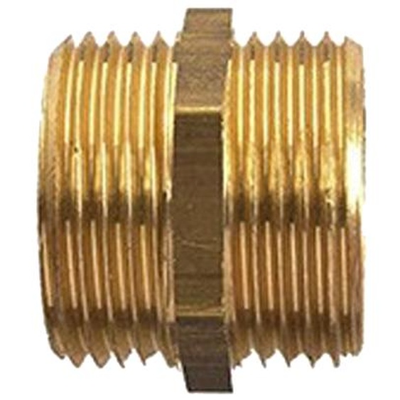 Mamelon double mâle 50 /60 laiton GARIS D04008B