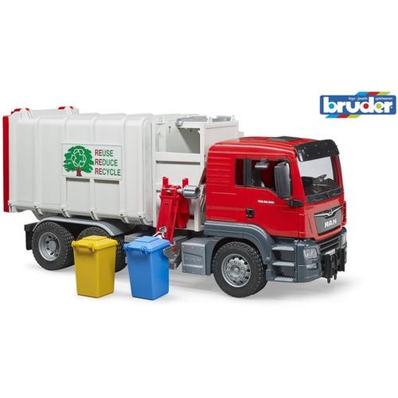 Man Tgs Camion Poubelles Avec Chargement Latéral Multicolore