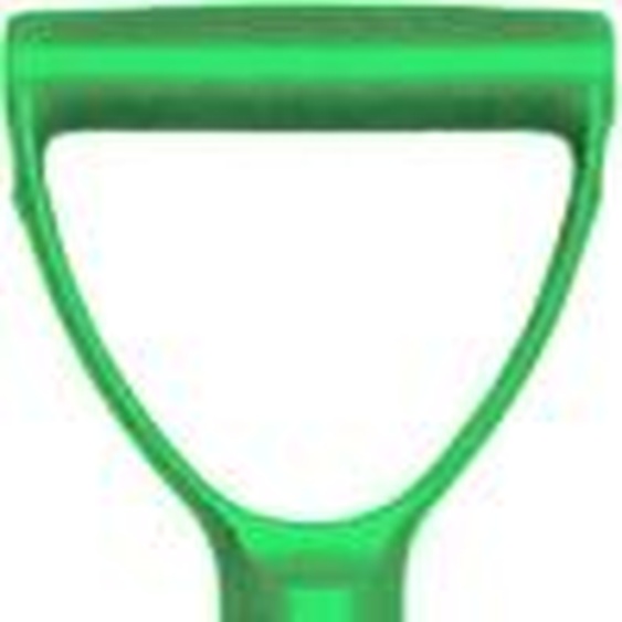 Manche de fourche à fumier en aluminium. 115 cm manche vert citron, poignée en caoutchouc incluse