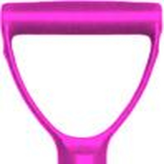 Manche de fourche en aluminium. 115 cm manche rose incl. poignée en caoutchouc