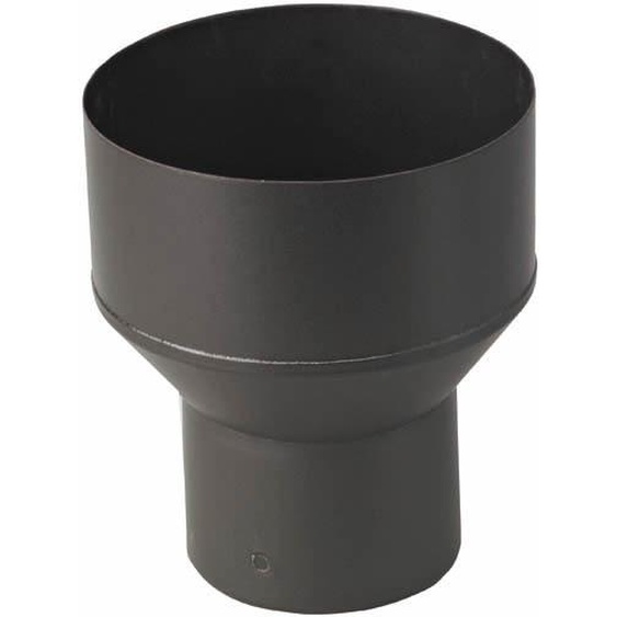 Manchon réduit noir mat Ø153-125
