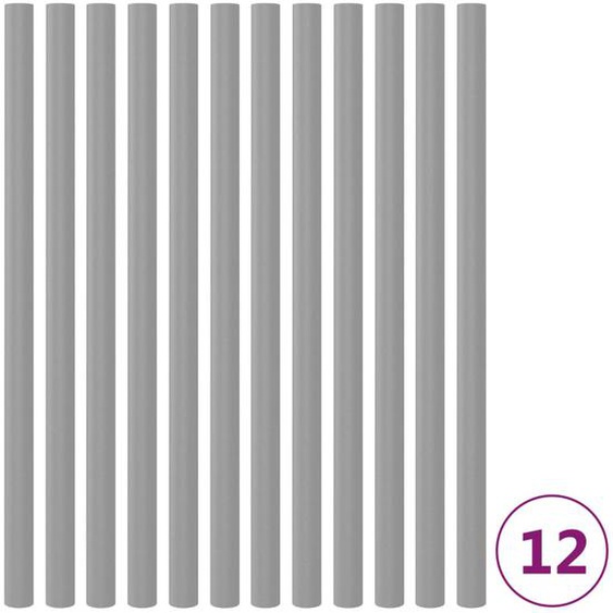 Manchons en mousse pour poteau de trampoline 12 pcs 92,5cm Gris