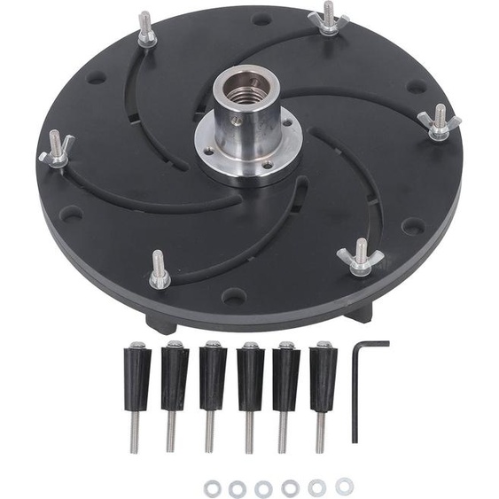 Mandrin à bois M33 Longworth, à centrage automatique, en alliage daluminium, 250 mm / 9,84 pouces