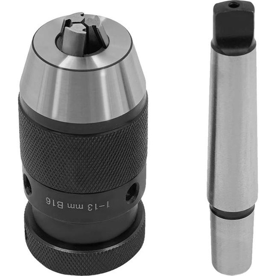 Mandrin, compatibilité MT2-B16, construction en acier durable, noir