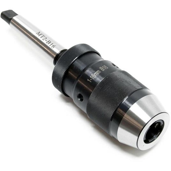 Mandrin de percage MK2- B16 avec plage de serrage 16mm Cône morse intégrée Adaptateur de mandrin