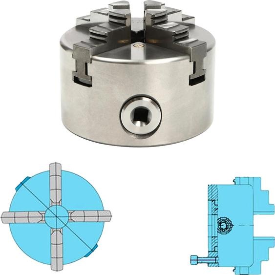 Mandrin, mécanisme dauto-centrage, construction durable, argent