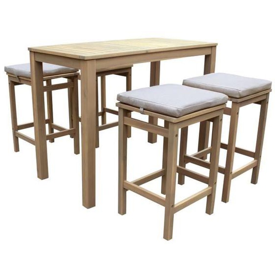 Mange debout - HAPPY GARDEN - ARUBA - Acacia - 4 places - Coussins sable
