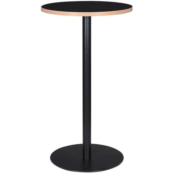 Mange-debout rond POLLUX ROUND noir - Ø 60 cm