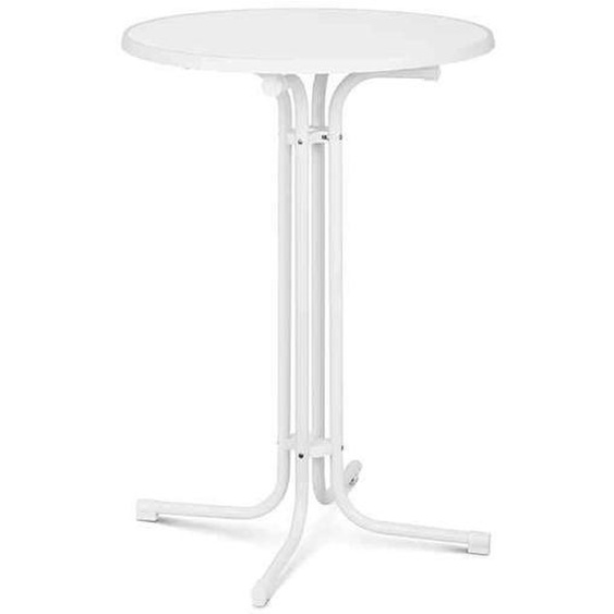 Mange-Debout - ROYAL CATERING - RC-BIS80FW - Ronde - Pliable - 4 Places - Blanc