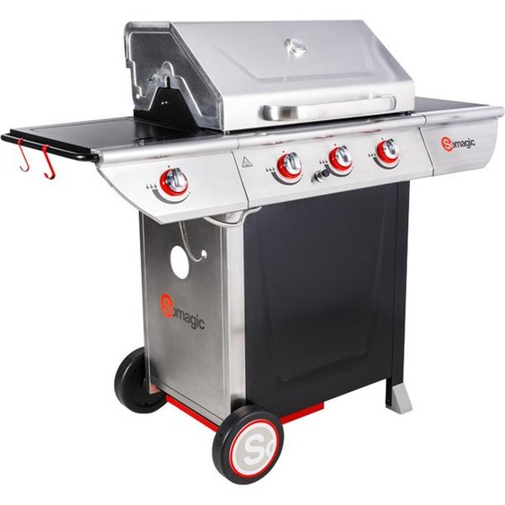 MANHATTAN 350GPI barbecue à gaz - 3 brûleurs 10.5kW + plaque chauffante