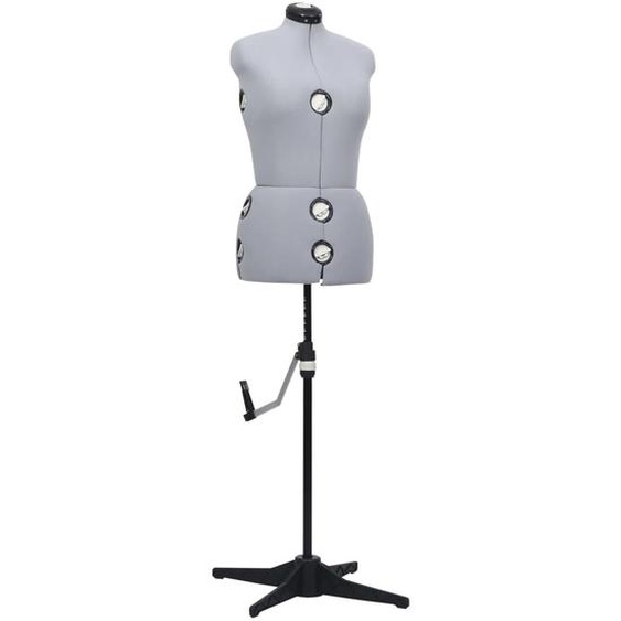 Mannequin de robe ajustable pour femme Gris M Taille 40-46