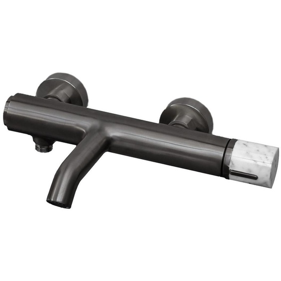 Manopola mitigeur bain-douche mécanique marbre gris gun métal Essebagno