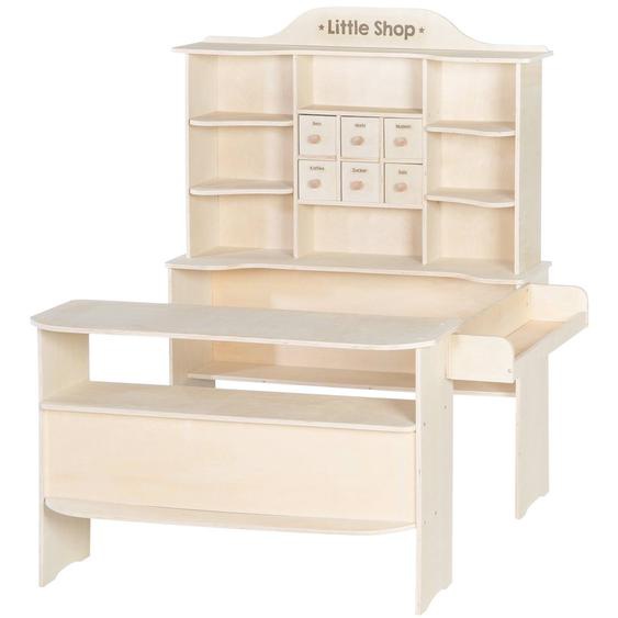 Marchande Enfant En Bois À 6 Tiroirs Little Shop Naturel / Sans Accessoires