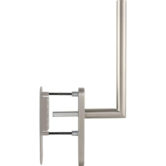 Marchesi poignée de porte coulissante à levage Garniture onglet, poignée de porte de terrasse + poignée coquille, inox mat