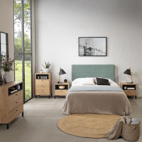 marcKonfort Tête de lit tapissée Miconos 150x60cm vert