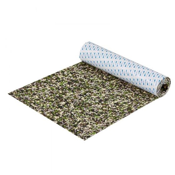 MarineTeppich™ - Revêtement de sol antidérapant en mousse EVA autocollante pour pont de bateau - yachts et bateaux - 2400 x 600 x 6 mm - 28800 cm² - 2 rouleaux - pontons - ponts de kayak