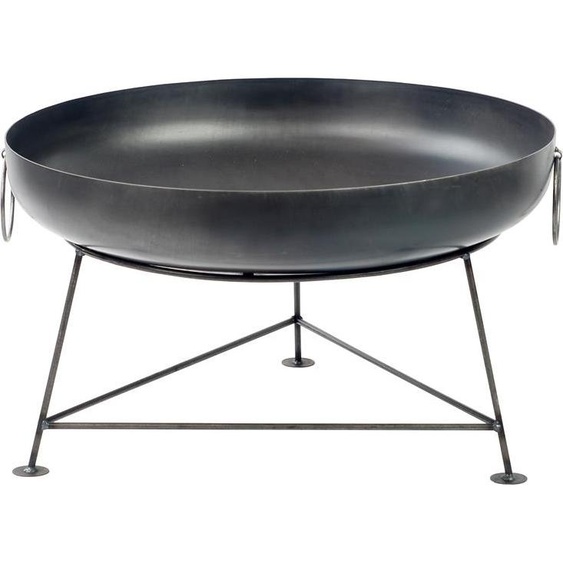 127-3 noir acier brut Ø 80 cm Foyer