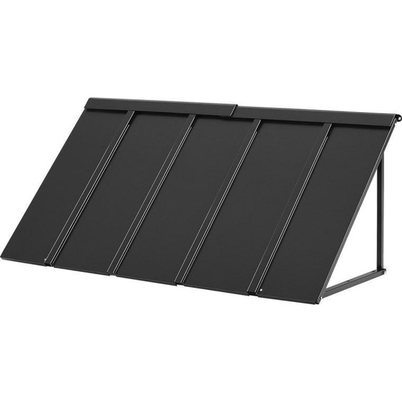 Marquise de fenêtre auvent de porte - protection solaire auvent - 143x61x61cm marquise pour portes et fenêtres