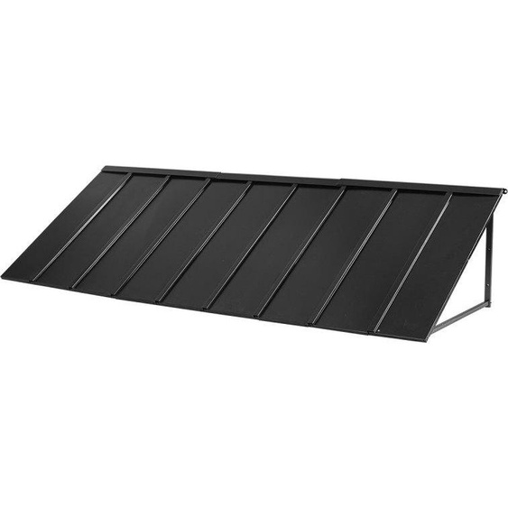 Marquise de fenêtre auvent de porte - protection solaire auvent marquise 264x91x61cm - protection UV abri de terrasse