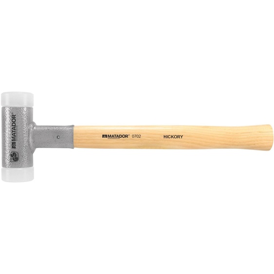 Marteau à embout amortisseur de 30 mm avec manche en hickory