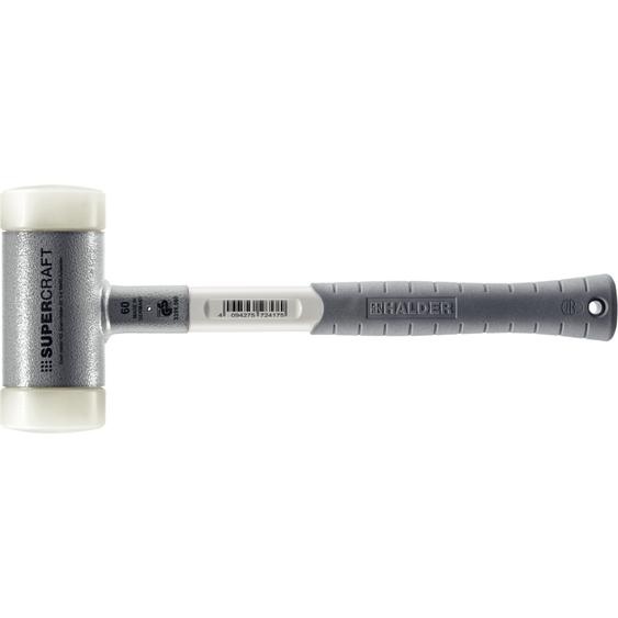 Marteau à frapper doucement SUPERCRAFT 50 mm sans rebond avec manche en 3 composants HALDER | 4030618312802