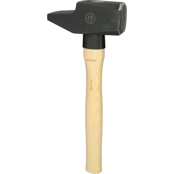 Marteau de banquier, modèle français, hickory et acier, 2500 g