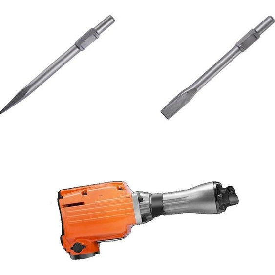 Marteau de démolition, construction lourde, énergie de frappe puissante, 2200W 2 embouts de burinage