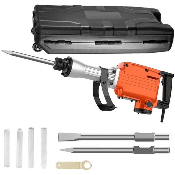 Marteau de démolition, puissance 2200 W, énergie de frappe 65 joules, 2200 W