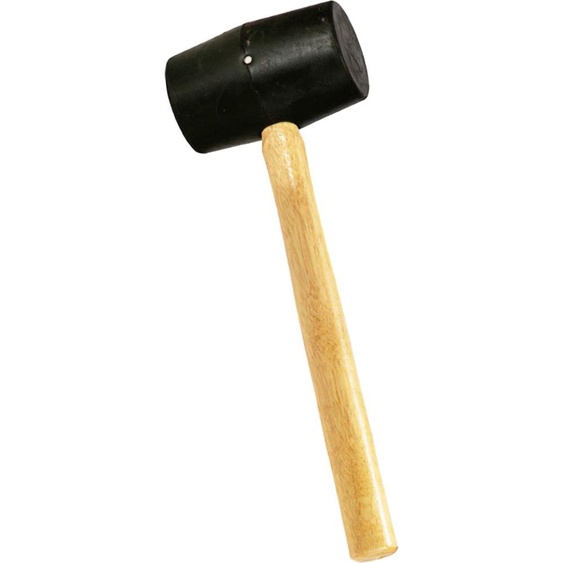 Crosse noire en caoutchouc 500 grammes