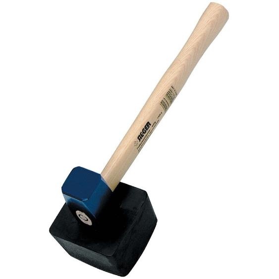Marteau de pavage IDEAL 1500 g carré Marteau de pavage SIEGER 1,5 kg manche en frêne