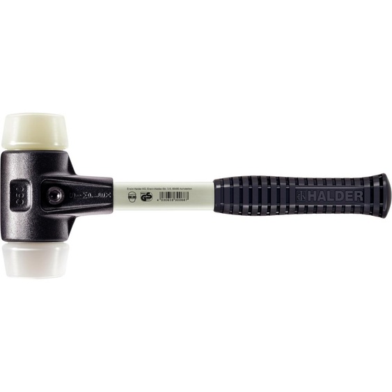 Marteau de protection SIMPLEX avec boîtier TE renforcé et manche en fibre de verre, Ø 50, Superplastique / nylon