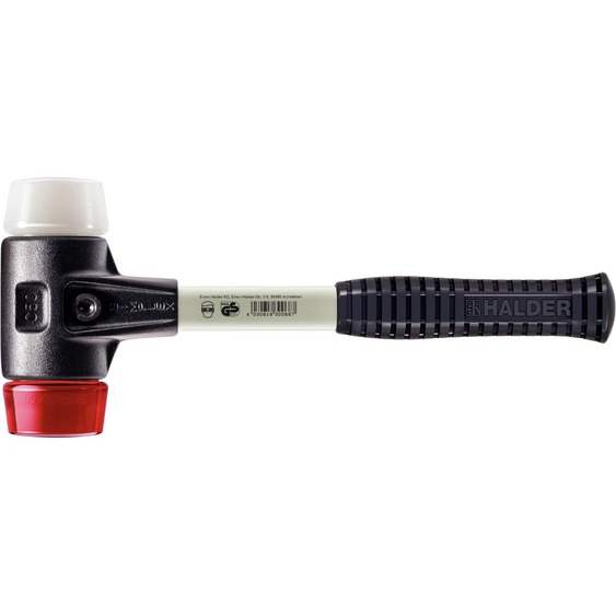 Marteau de protection SIMPLEX avec boîtier TE renforcé et manche en fibre de verre, Ø 60, Plastique / superplastique