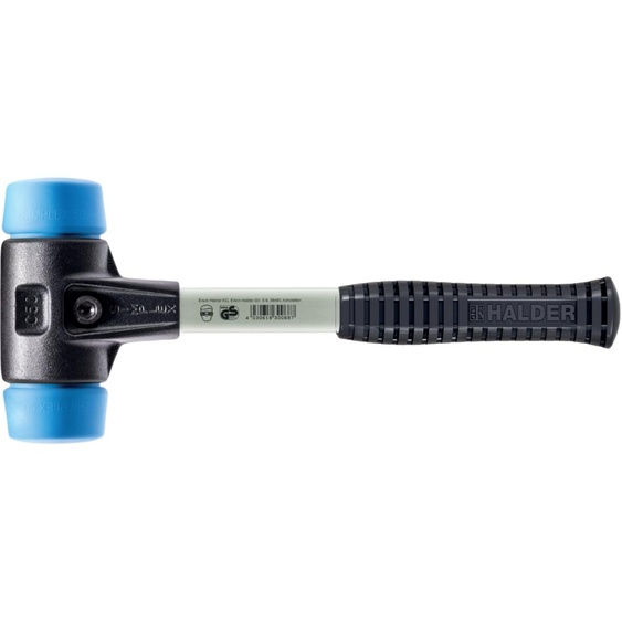 Marteau de protection SIMPLEX avec boîtier TE renforcé et manche en fibre de verre, Ø 80, TPE-soft