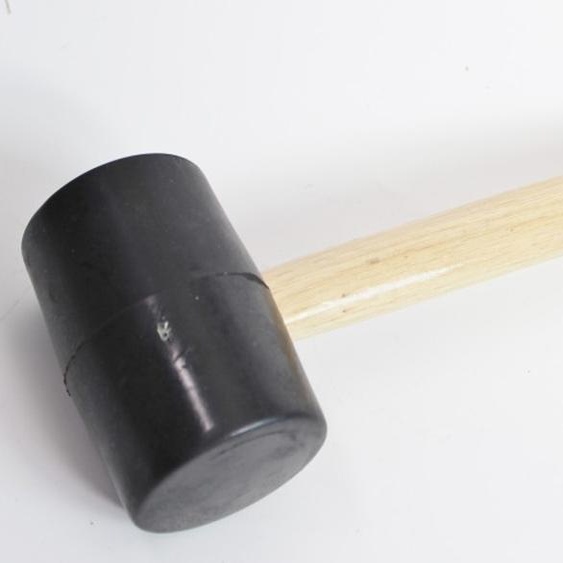 Marteau en caoutchouc 44 mm Marteau à paver Marteau à paver Marteau à pierre en caoutchouc résistant
