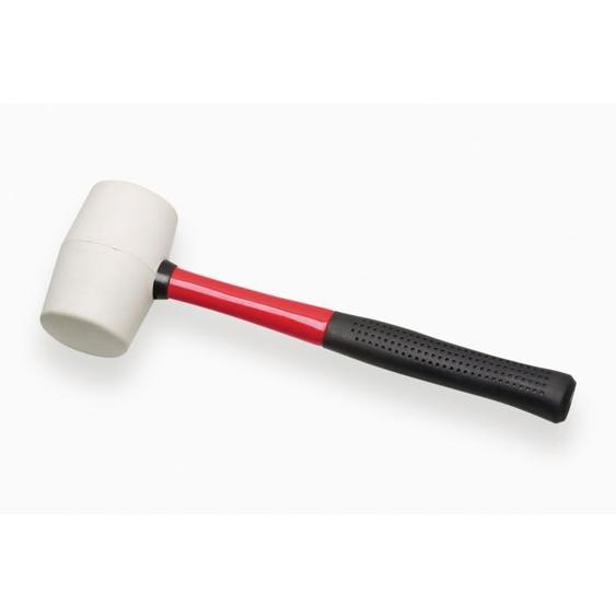 Marteau en caoutchouc 460 g Manche en fibre de verre avec revêtement TPR noir