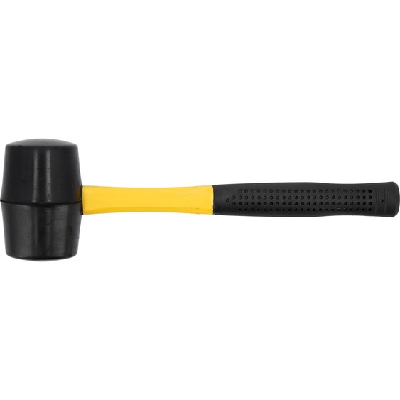 Maillet en caoutchouc 56 mm, manche en fibre de verre