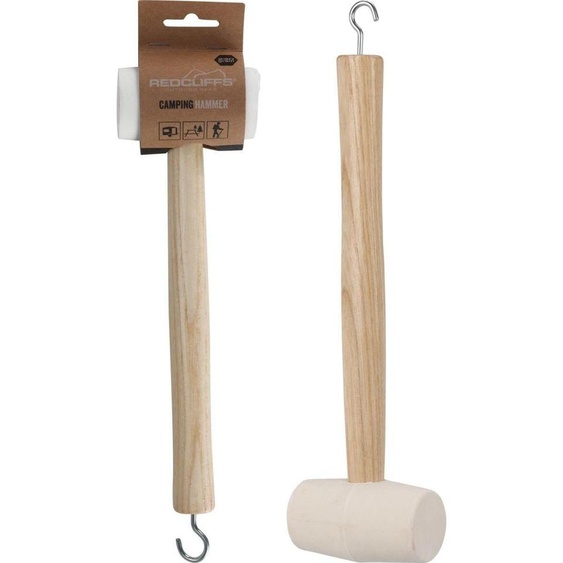 Marteau en caoutchouc avec manche en bois