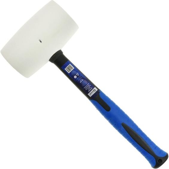 Marteau en caoutchouc blanc 1100g Marteau à débosseler Marteau de protection