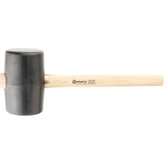 Marteau en caoutchouc Connex avec manche en bois, 37 cm, COX625105